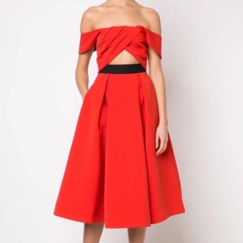 Style Mafia red dress